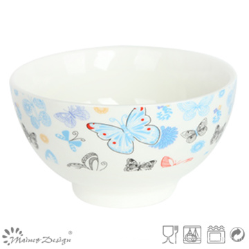 Sticker de papillon romantique New Bone China Oatmeal Bowl